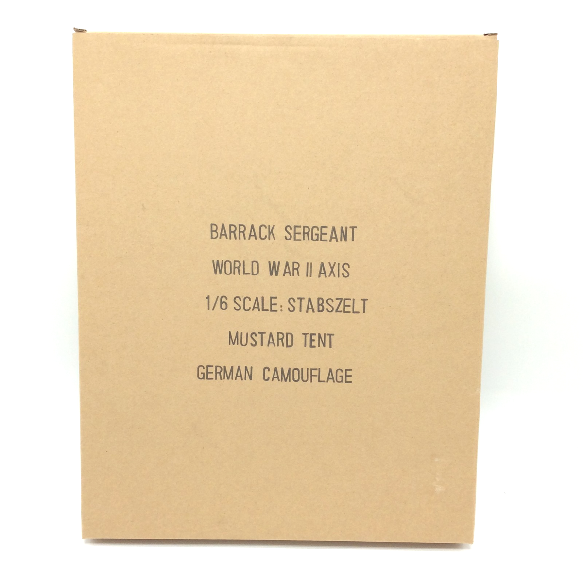 Barrack Sergeant World War II 1/6 Scale STABSZELT Mustard Tent