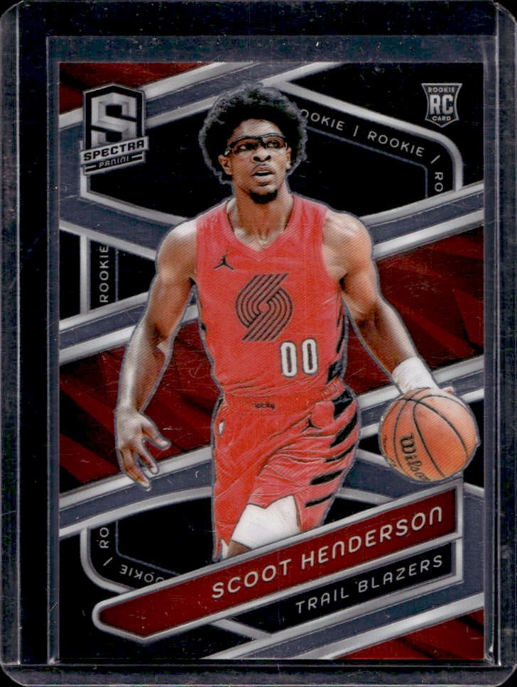 2023-24 Panini Spectra Scoot Henderson RC Rookie #142 Trail Blazers