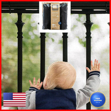Roving Cove Stair Banister Guard 15Ft X 3Ft Railing Safety Net For Baby
