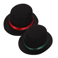 2pcs Pet Costume Top Hats - Dog Cat Party Hat Accessory Cute Puppy Formal