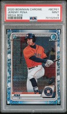 2020 Bowman Mega Box Chrome Jeremy Pena Prospect #BCP61 PSA 9