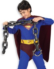RUBIE'S SUPERMAN BREAKABLE CHAIN w/SOUND HALLOWEEN COSTUME ACCESSORY PROP