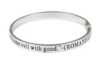 4031022 Romans 12:21 Do Not Be Overcome By Evil Hinged Christian Bracelet on sale 4031022 Romans 12:21 Do Not Be Overcome By Evil Hinged Christian Bracelet on sale