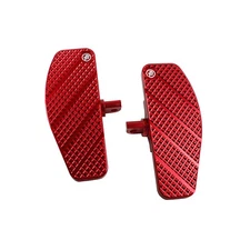 Rider Red Footpedal Footboard for Harley Dyna Super Glide FXDBP FXDF FXDL FXDB/I