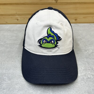 Vermont LAKE MONSTERS Hat Ball Cap SNAPBACK Unstructured Collegiate Baseball