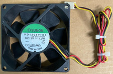 Sunon KD1208PTB3 3-Wire Computer Case Fan 12V 1.0W 8025 8CM Vapo-Bearing Quiet