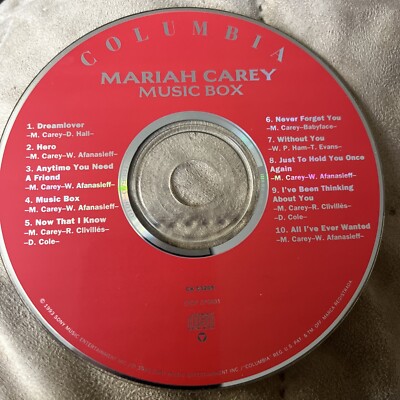 Mariah Carey - Music Box (CD) **DISC ONLY** | eBay