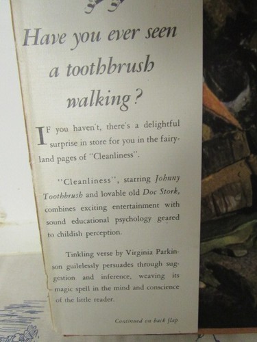Vtg. 1943 Mr. Do & Mr. Don't Present "Cleanliness" Johnny Toothbrush Book - Picture 13 of 24