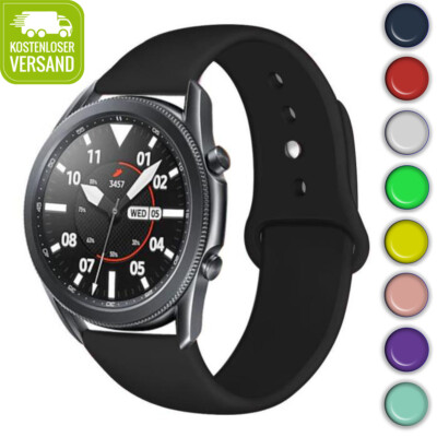 Silikon Sport Armband Samsung Watch 7 6 5 4 3 2 1 Galaxy Watch 40-46mm Gear S2&3