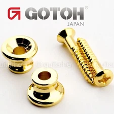 NEW Gotoh EP-B1 End Pins Small Strap Button for Guitar & Bass - GOLD