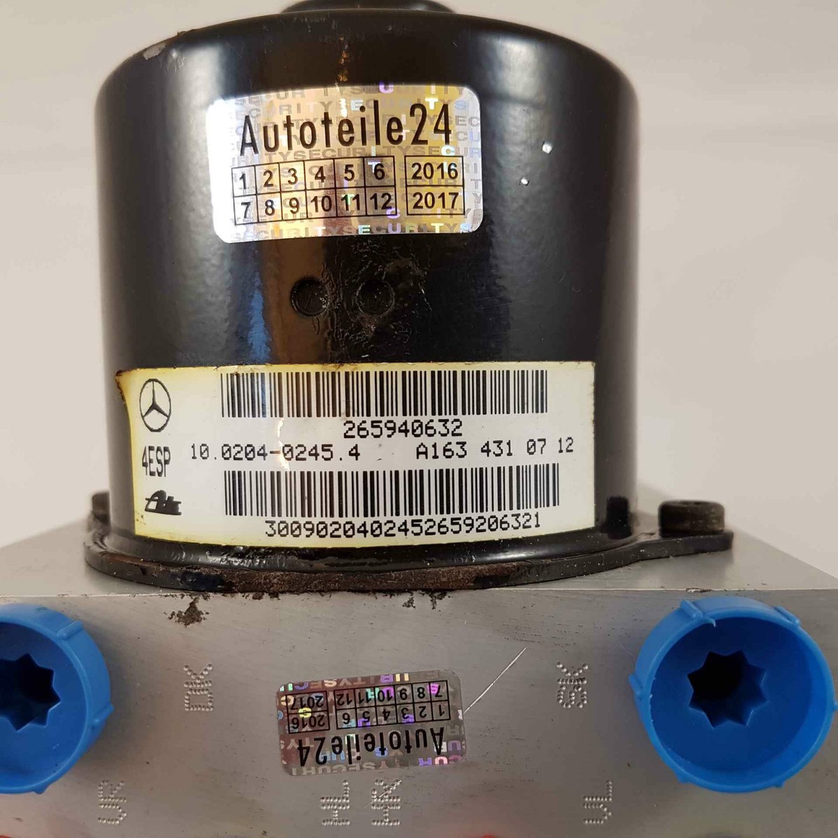 ABS ESP PUMP MERCEDES ML W163 10.0210-9686.1 10021096861 12Month  
