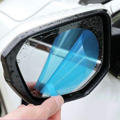 6pc Anti-fog, Anti-glare and Anti-rain Car Rearview Mirror Film