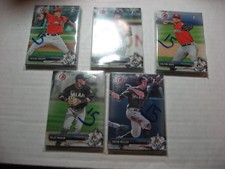 2017 BOWMAN DRAFT lot 15 RILEY MAHAN Miami Marlins KENTUCKY WILDCATS BD 132