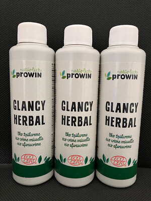proWin Glancy Herbal 3x 250ml Spülcreme Hautverträglich Handgeschirrspülmittel