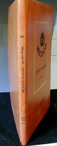 MEXICO 1848 John Phillips. Facsimile 1965.Leder. Ltd. Ed. Book 26 Lithos Leather - Bild 2 von 12