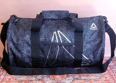 Reebok Plyo Unisex SmallHandbag Gym Duffle BagBlack/Gray