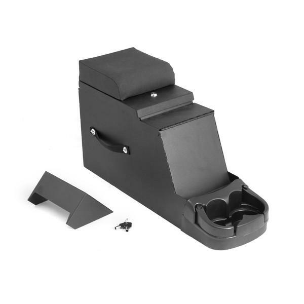 Console verrouillable pour Jeep CJ et Wrangler YJ (Noire)