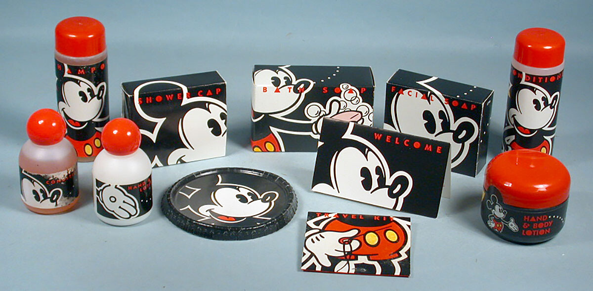 1980s Walt Disney World Resort Mickey Mouse Hotel 11 Toiletries