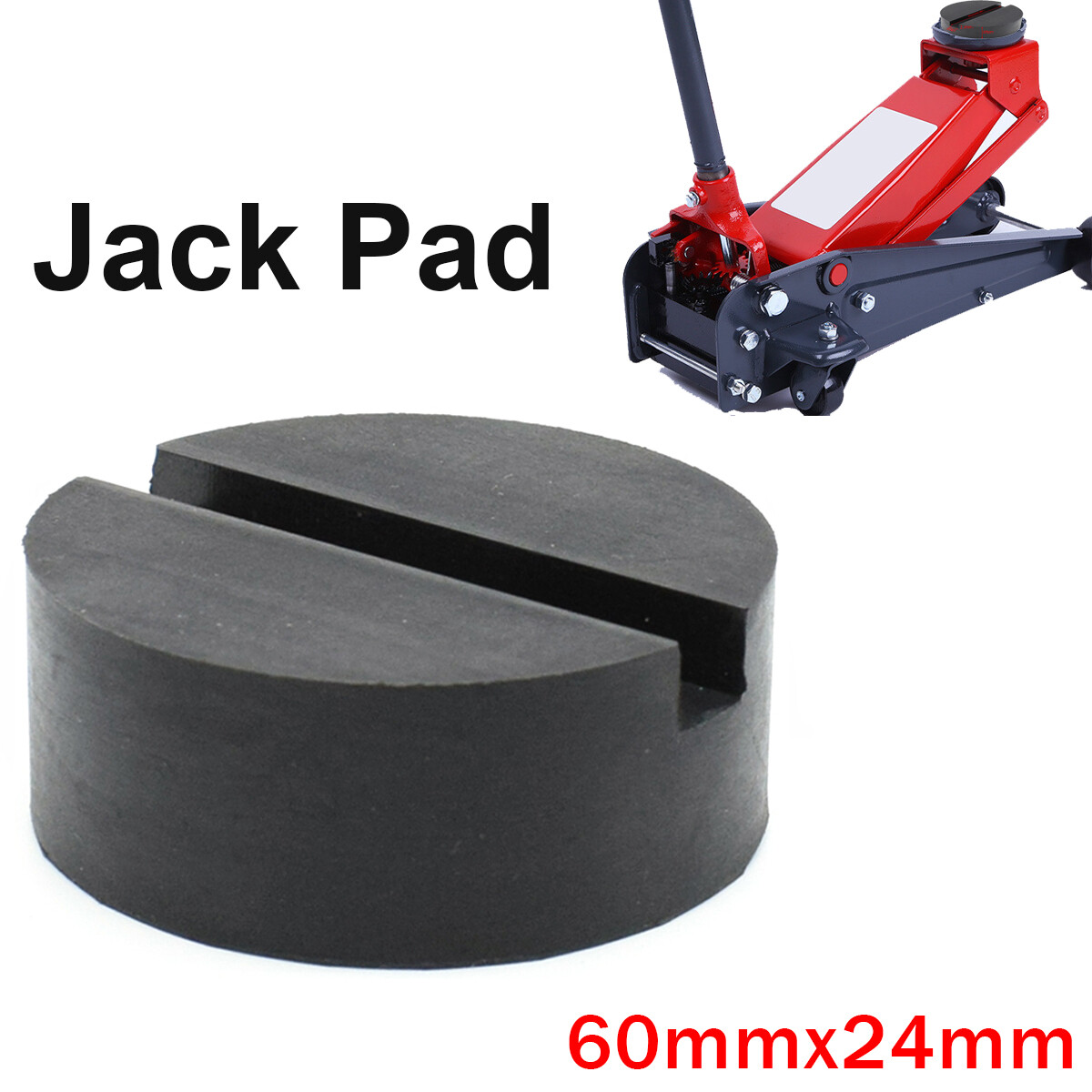 Classic Car Jacking Puck / Lifting Pad - Rubber Pinch Weld Adapter For Floor Jacks
