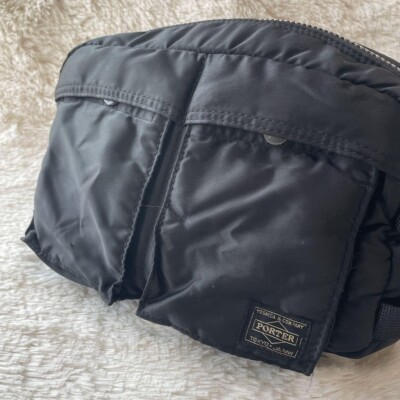 Yoshida Porter Tanker Waist Bag Shoulder bag black | eBay