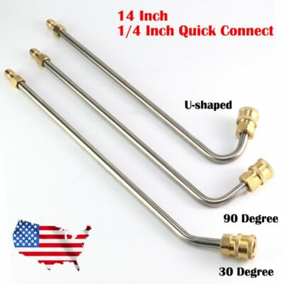 #ad 1 4quot; High Pressure Washer Extension Wand Turbo Nozzle Quick Connect Spray Nozzle $10.91