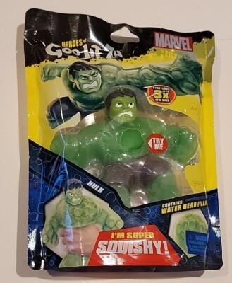 Heroes of Goo Jit Zu Marvel HULK Hero Pack Super Squishy Stretches 3X Size 2020