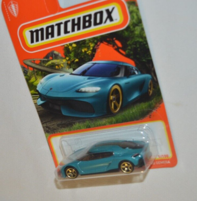 Jouet Matchbox - Koenigsegg Gemera 2021 - Échelle 1/64 - Série MBX Roadtrip 2024 - Neuf Sous Blister