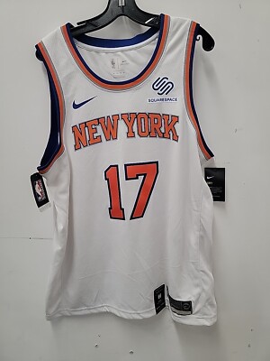 NWT New York Knicks Ignas Brazdeikis #17 White Jersey