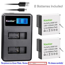 Kastar Battery LCD Dual Charger for Gopro Hero Battery  GoPro HERO Sport Camera