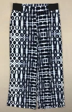 Inc International Concepts Pull On Elastic Waist Palazzo Wide Leg Pants Small