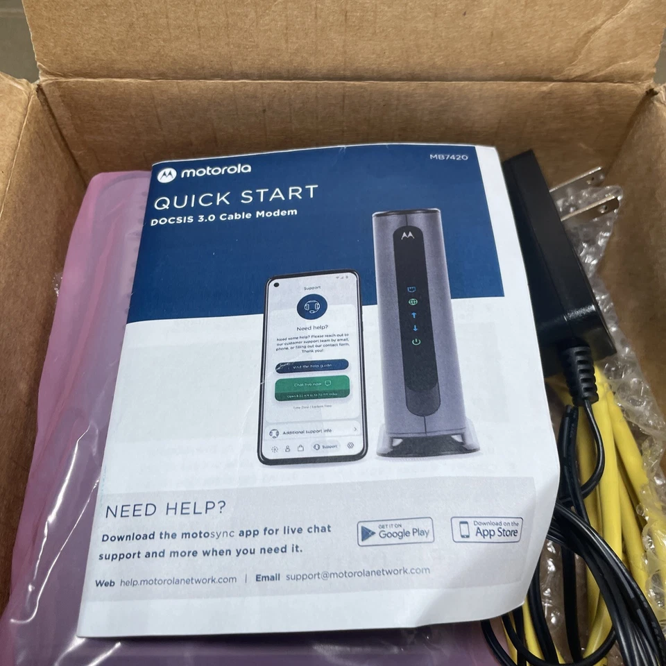 Cable Modem Model Mb7420 16x4 Docsis 3.0 (REFURBISHED) - Image 2 of 3