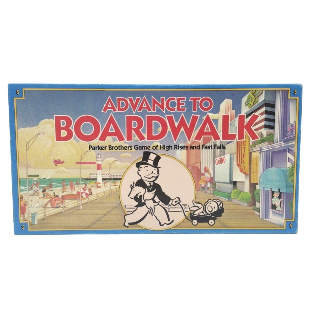 Advance To Boardwalk Monopoly Board Game Parker Brothers