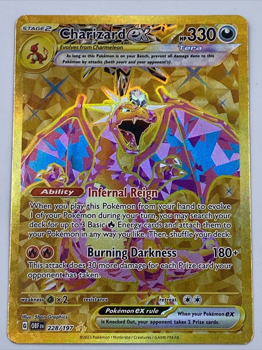 Charizard EX 228/197 Pokémon TCG: S&V Obsidian Flames Hyper Charizard EX 228/197 Pokémon TCG: S&V Obsidian Flames Hyper