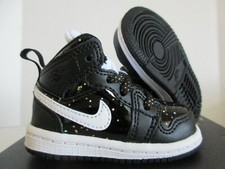 Nike Air Jordan 1 Mid Se Td Black-White-Black Sz 3c AV5172-001