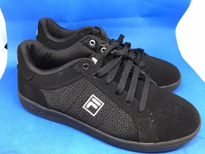 black branded trainers