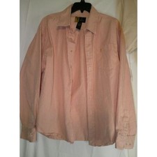 Browning Orange Gingham Check Button-Down Shirt Casual Long Sleeve XL