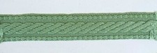 Passamaneria Frangia Bordo Merletto Cipollina cuscini tende tappezzeria verde