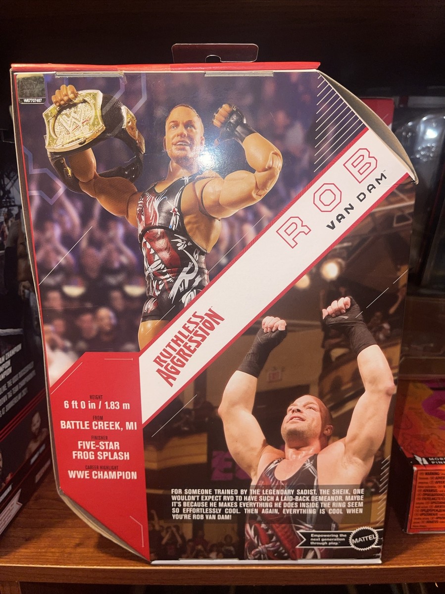 WWE Mattel Elite Ultimate ロブ・ヴァン・ダム Amazon.com: WWE Rob Van Dam RVD Mattel Ultimate Edition Best