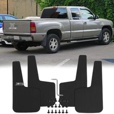 4 Rubber Mud Flaps Splash Guards Mudguards Front & Rear For GMC Sierra 1500 2500