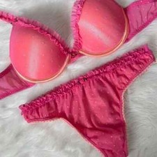 Delicates Mesh Bra and Panty Set