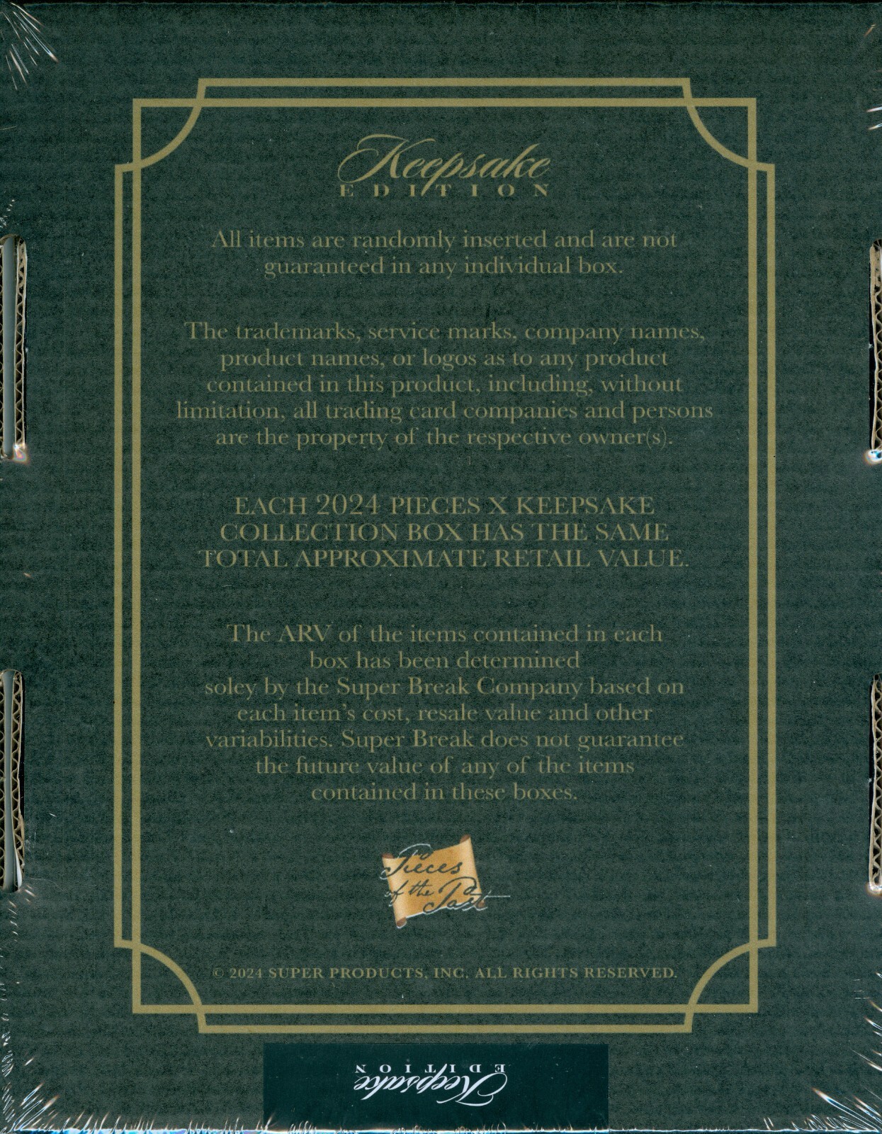 2024 Keepsake Pieces X Collection Factory Sealed Hobby Box