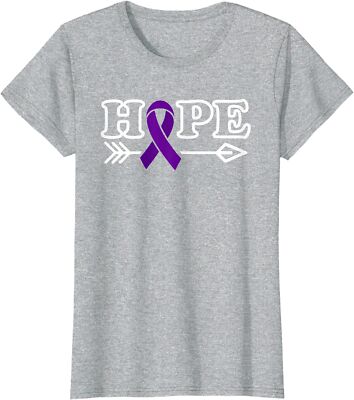 Hope Immune Thrombocytopenia ITP Awareness Warrior Ladies' Crewneck T-Shirt