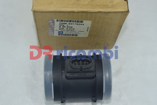 MISURATORE DEBIMETRO FLUSSO MASSA ARIA FILTRO ARIA OPEL 836639 93178243 - Imagen 2 de 5