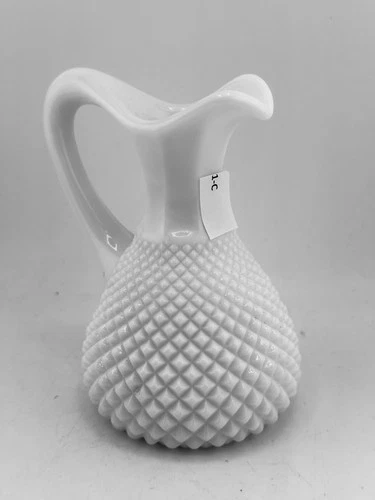 Vintage Westmoreland Milk Glass English Hobnail Cruet without Stopper
