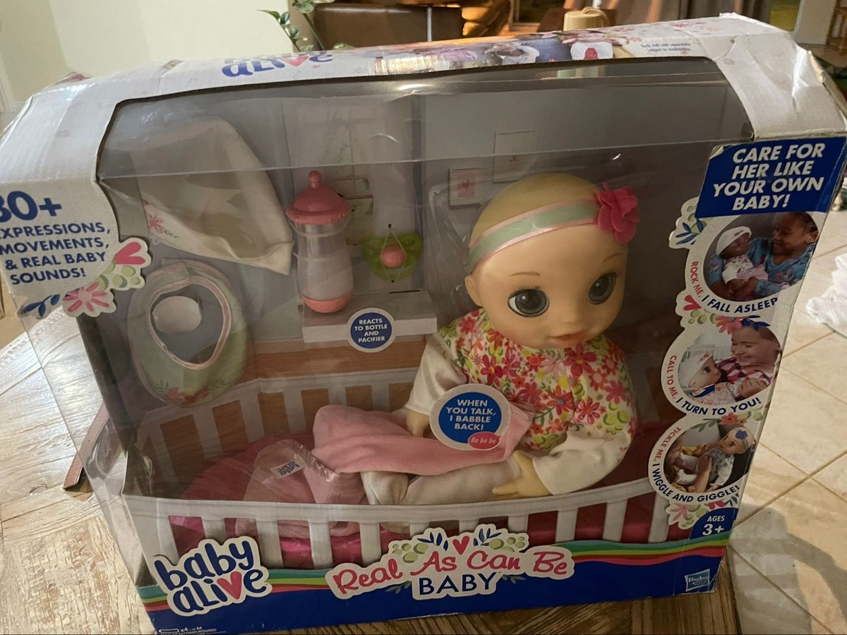 Baby Alive Real As Can Be Baby - Blonde Sculpted Hair (E2352) for 