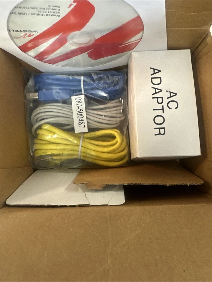 Módem router de Internet con cable Westell modelo 6100 C90-610030-06 DSL Verizon nuevo en caja Foto 2 de 3