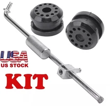 Transfer Case Control Lever Shift Linkage Rod W/ Bushings Kit For Dodge Ram 4x4