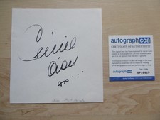 Celine Dion autograph signed 15x15.5 cm album sheet ACOA