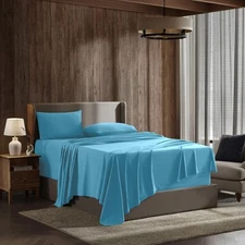 Nestl Split King Sheets Sets for Adjustable Bed - 5 Piece Split King Sheet Set,