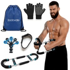 Adjustable Chest Trainer for Men - Heavy Duty Spring Arm Twister  Upper Body...